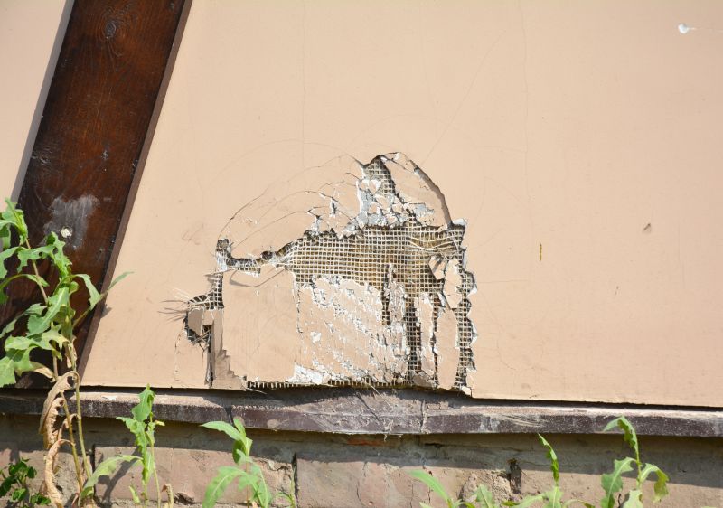 Exterior Stucco Repair detail